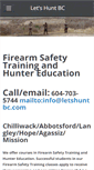 Mobile Screenshot of letshuntbc.com